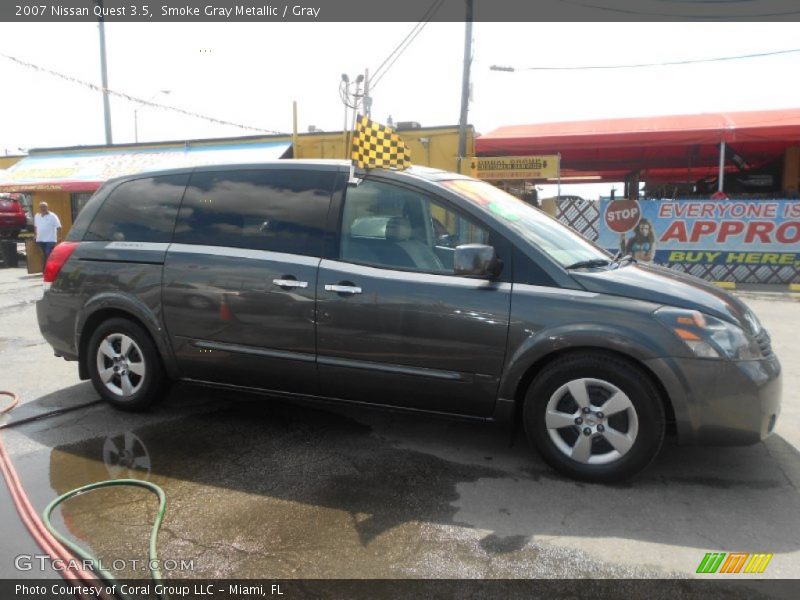 Smoke Gray Metallic / Gray 2007 Nissan Quest 3.5