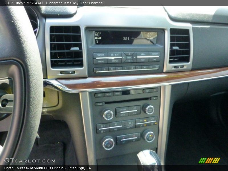 Cinnamon Metallic / Dark Charcoal 2012 Lincoln MKZ AWD