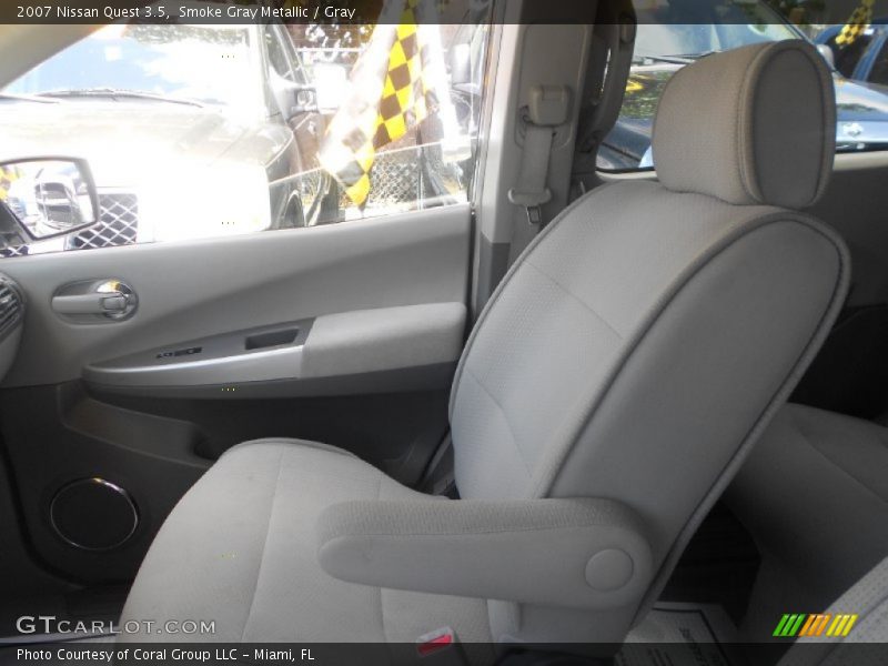 Smoke Gray Metallic / Gray 2007 Nissan Quest 3.5