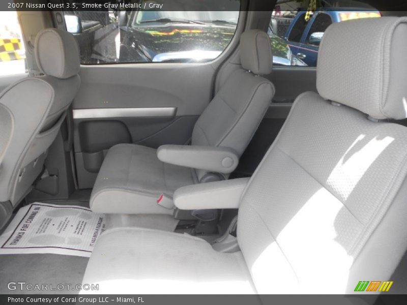 Smoke Gray Metallic / Gray 2007 Nissan Quest 3.5