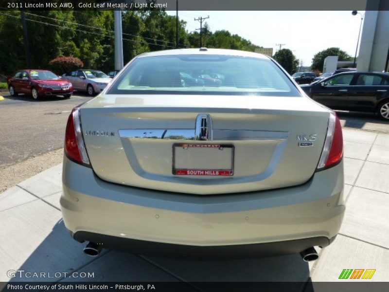 Gold Leaf Metallic / Light Camel 2011 Lincoln MKS AWD