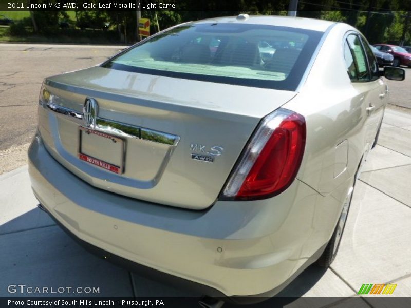 Gold Leaf Metallic / Light Camel 2011 Lincoln MKS AWD