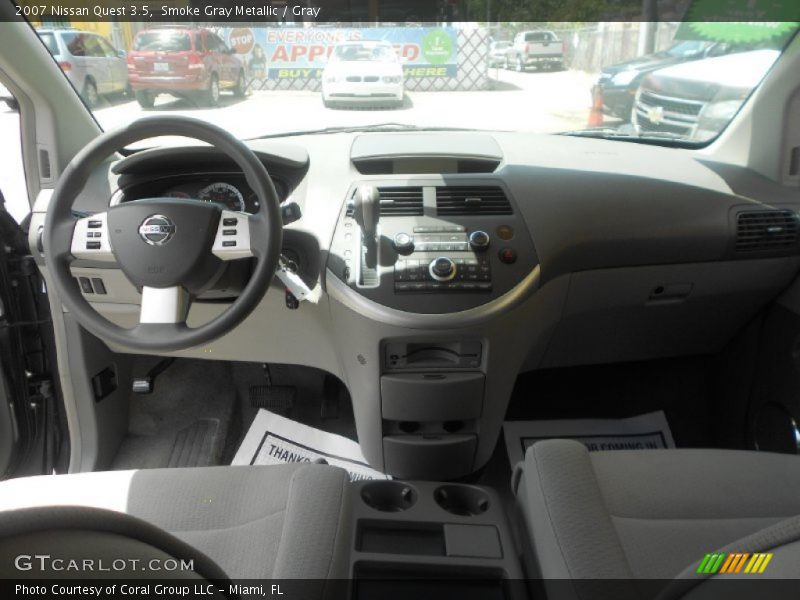 Smoke Gray Metallic / Gray 2007 Nissan Quest 3.5