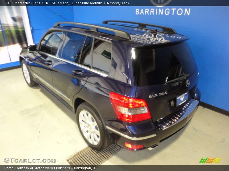 Lunar Blue Metallic / Almond/Black 2012 Mercedes-Benz GLK 350 4Matic