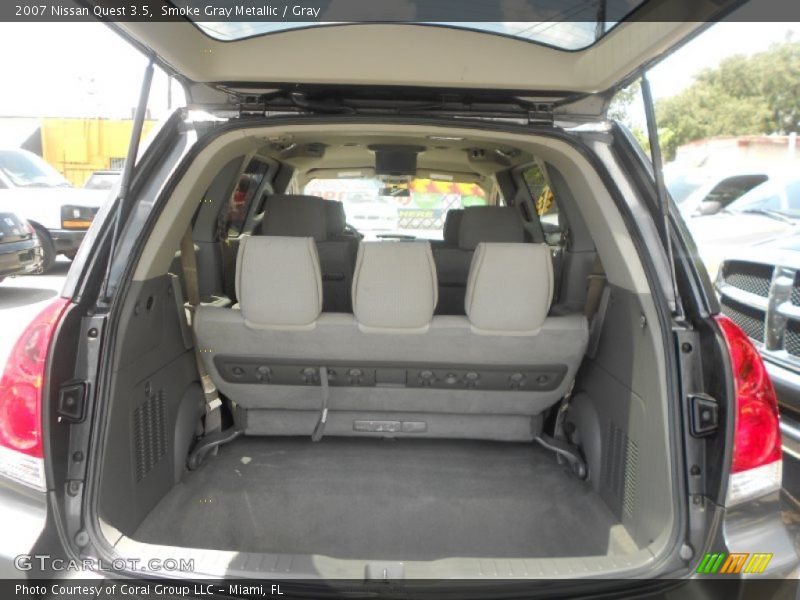 Smoke Gray Metallic / Gray 2007 Nissan Quest 3.5