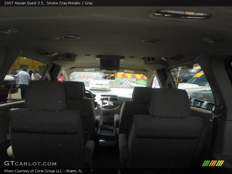 Smoke Gray Metallic / Gray 2007 Nissan Quest 3.5