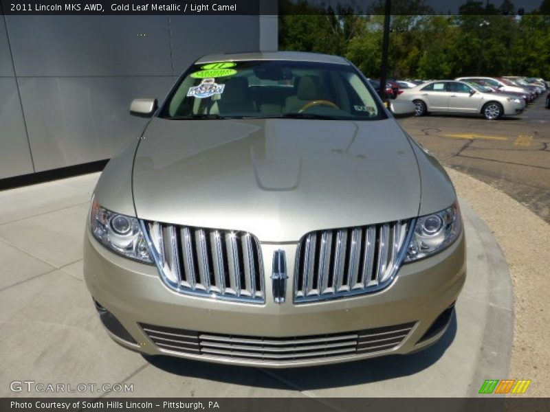 Gold Leaf Metallic / Light Camel 2011 Lincoln MKS AWD