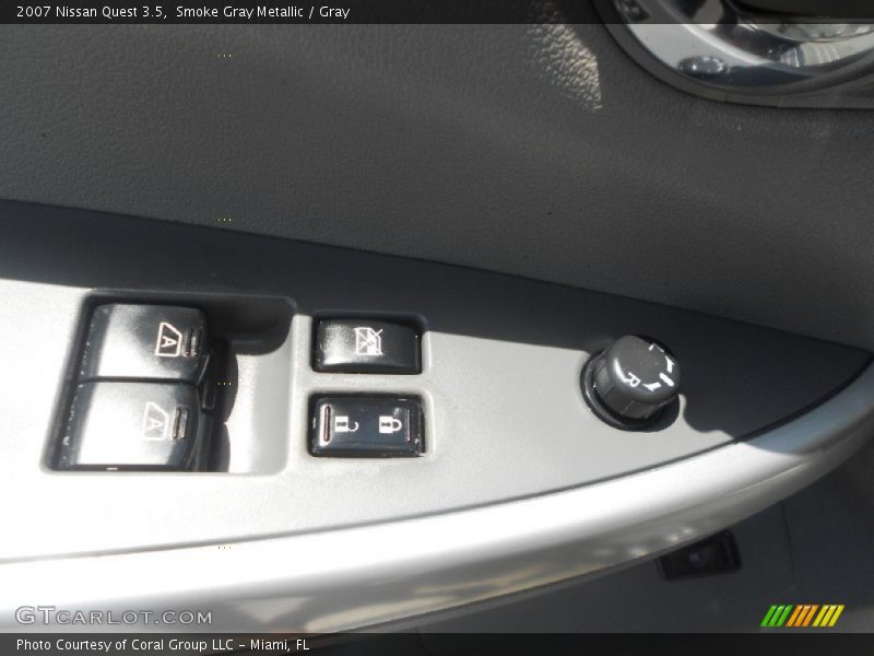 Smoke Gray Metallic / Gray 2007 Nissan Quest 3.5