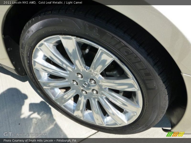 Gold Leaf Metallic / Light Camel 2011 Lincoln MKS AWD