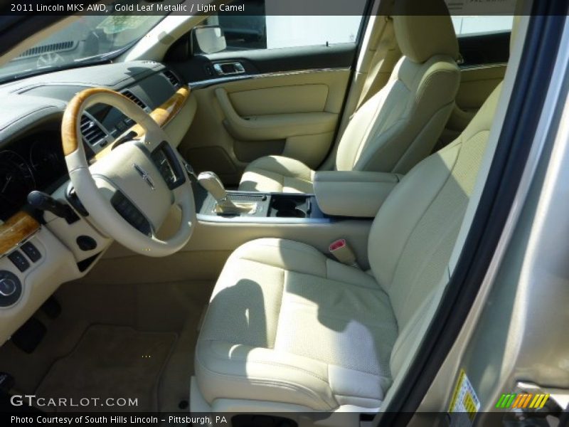 Gold Leaf Metallic / Light Camel 2011 Lincoln MKS AWD