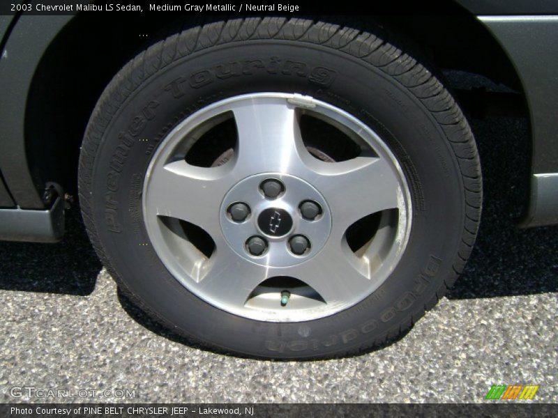 Medium Gray Metallic / Neutral Beige 2003 Chevrolet Malibu LS Sedan