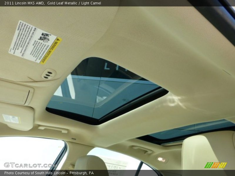 Gold Leaf Metallic / Light Camel 2011 Lincoln MKS AWD