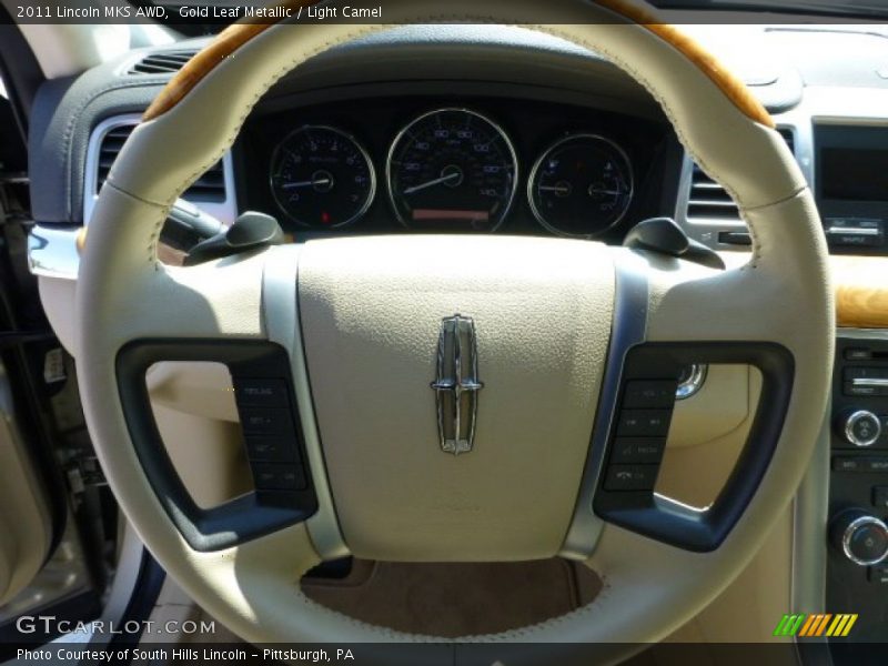 Gold Leaf Metallic / Light Camel 2011 Lincoln MKS AWD