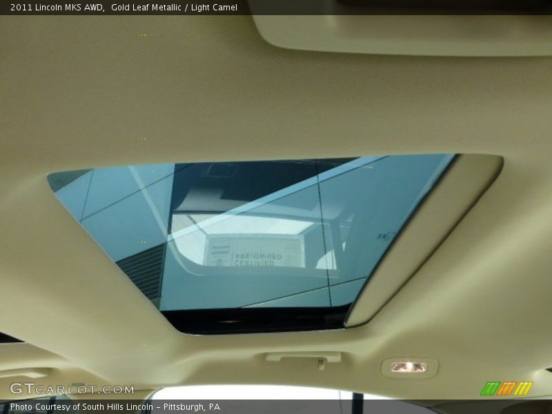 Gold Leaf Metallic / Light Camel 2011 Lincoln MKS AWD