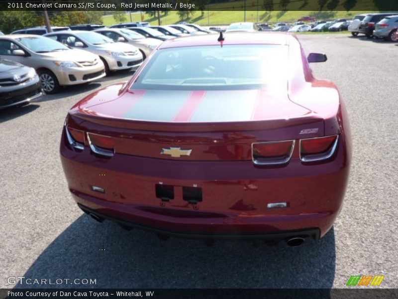 Red Jewel Metallic / Beige 2011 Chevrolet Camaro SS/RS Coupe