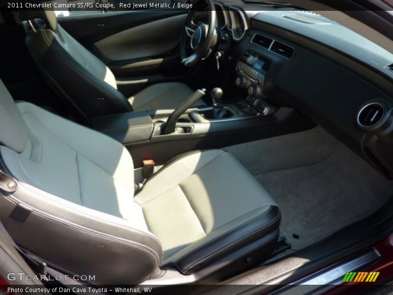 Red Jewel Metallic / Beige 2011 Chevrolet Camaro SS/RS Coupe