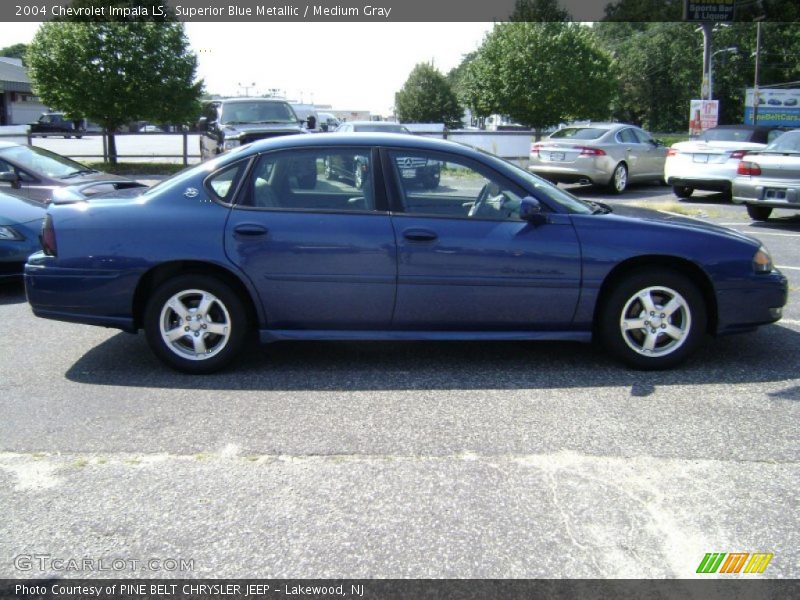 Superior Blue Metallic / Medium Gray 2004 Chevrolet Impala LS