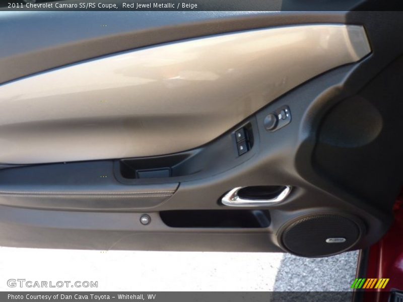 Red Jewel Metallic / Beige 2011 Chevrolet Camaro SS/RS Coupe