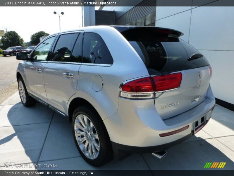Ingot Silver Metallic / Medium Light Stone 2011 Lincoln MKX AWD