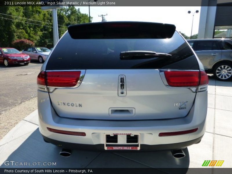 Ingot Silver Metallic / Medium Light Stone 2011 Lincoln MKX AWD