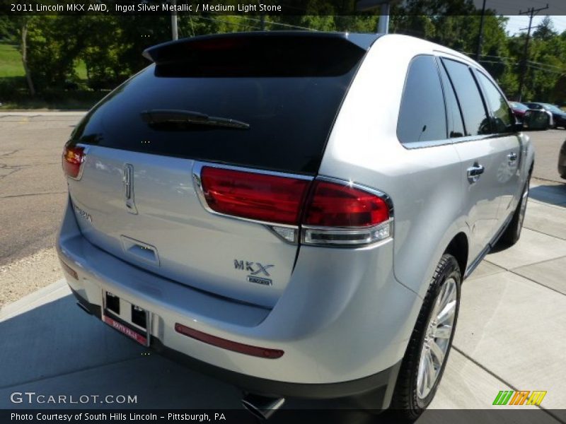 Ingot Silver Metallic / Medium Light Stone 2011 Lincoln MKX AWD