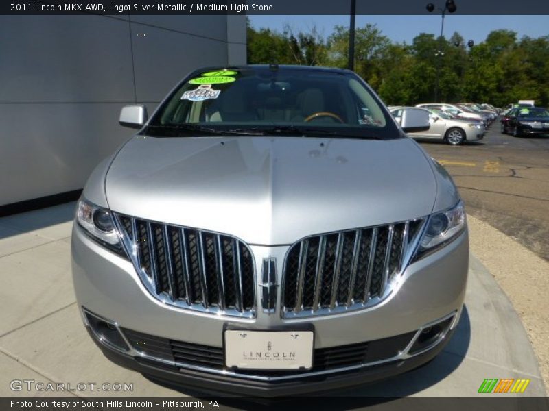 Ingot Silver Metallic / Medium Light Stone 2011 Lincoln MKX AWD