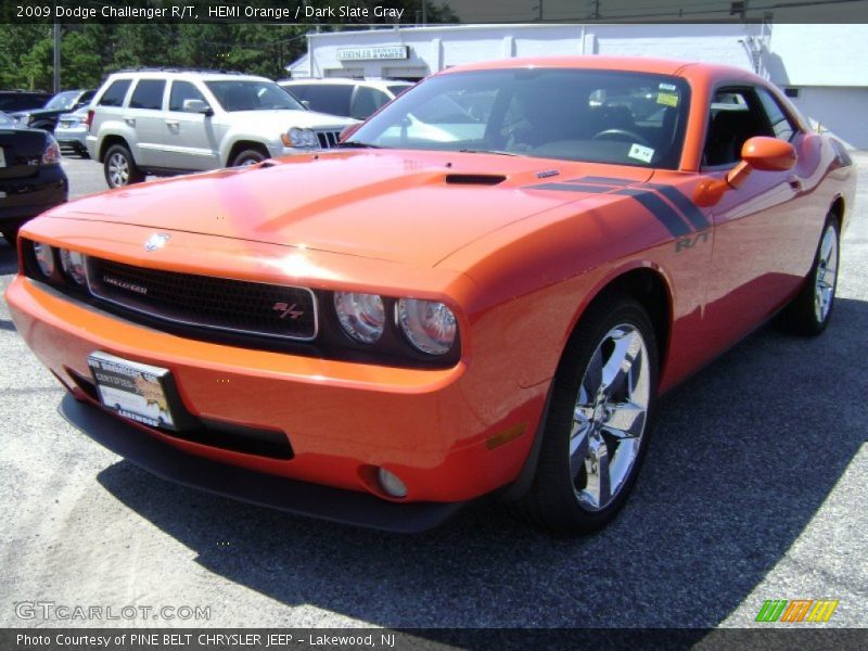 HEMI Orange / Dark Slate Gray 2009 Dodge Challenger R/T