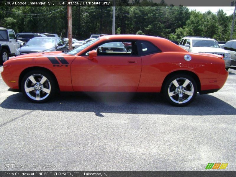 HEMI Orange / Dark Slate Gray 2009 Dodge Challenger R/T