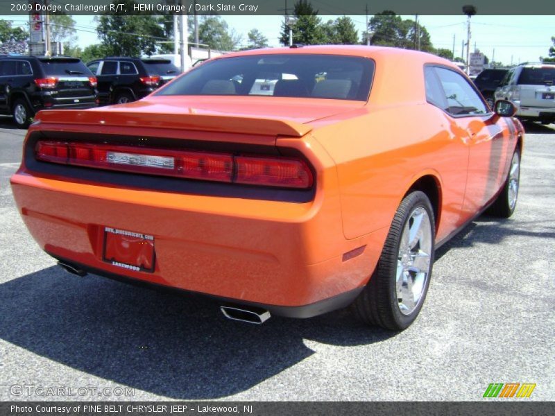 HEMI Orange / Dark Slate Gray 2009 Dodge Challenger R/T
