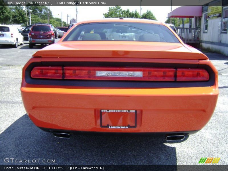 HEMI Orange / Dark Slate Gray 2009 Dodge Challenger R/T