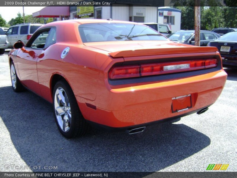 HEMI Orange / Dark Slate Gray 2009 Dodge Challenger R/T