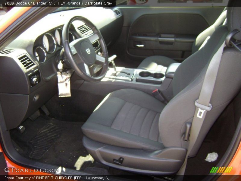 HEMI Orange / Dark Slate Gray 2009 Dodge Challenger R/T