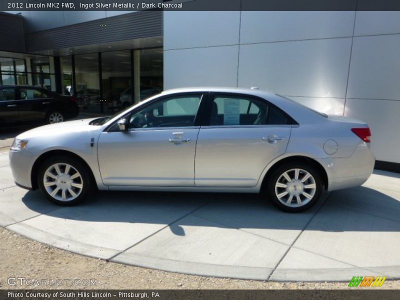 Ingot Silver Metallic / Dark Charcoal 2012 Lincoln MKZ FWD