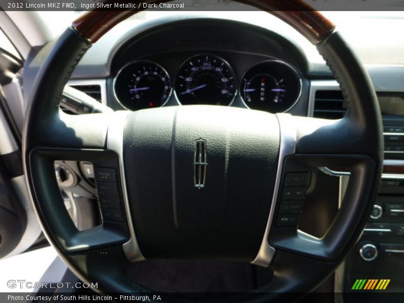Ingot Silver Metallic / Dark Charcoal 2012 Lincoln MKZ FWD