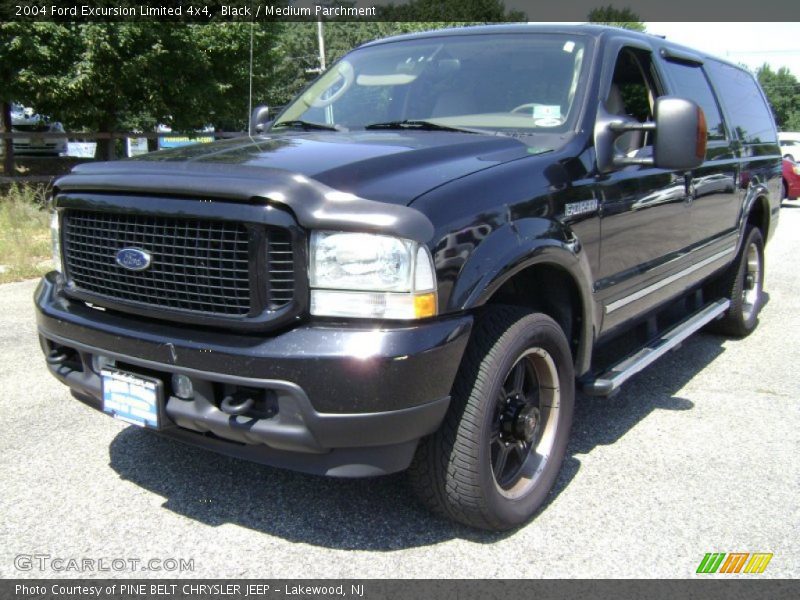 Black / Medium Parchment 2004 Ford Excursion Limited 4x4