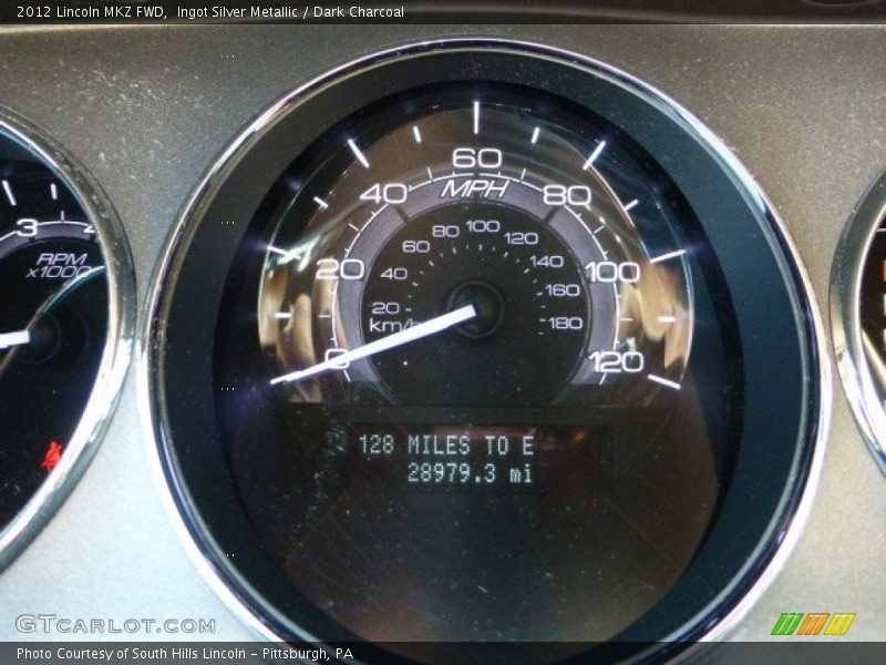 Ingot Silver Metallic / Dark Charcoal 2012 Lincoln MKZ FWD