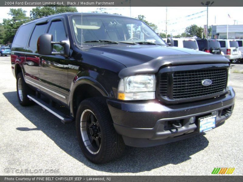 Black / Medium Parchment 2004 Ford Excursion Limited 4x4