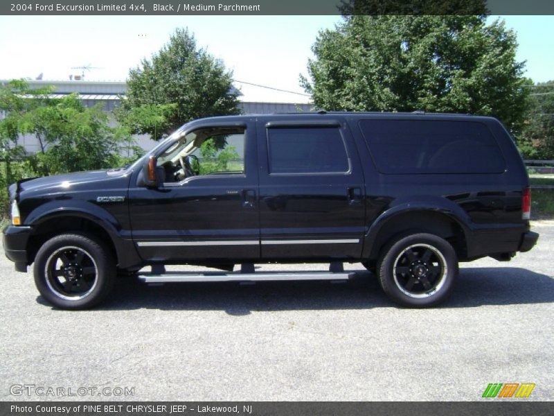 Black / Medium Parchment 2004 Ford Excursion Limited 4x4