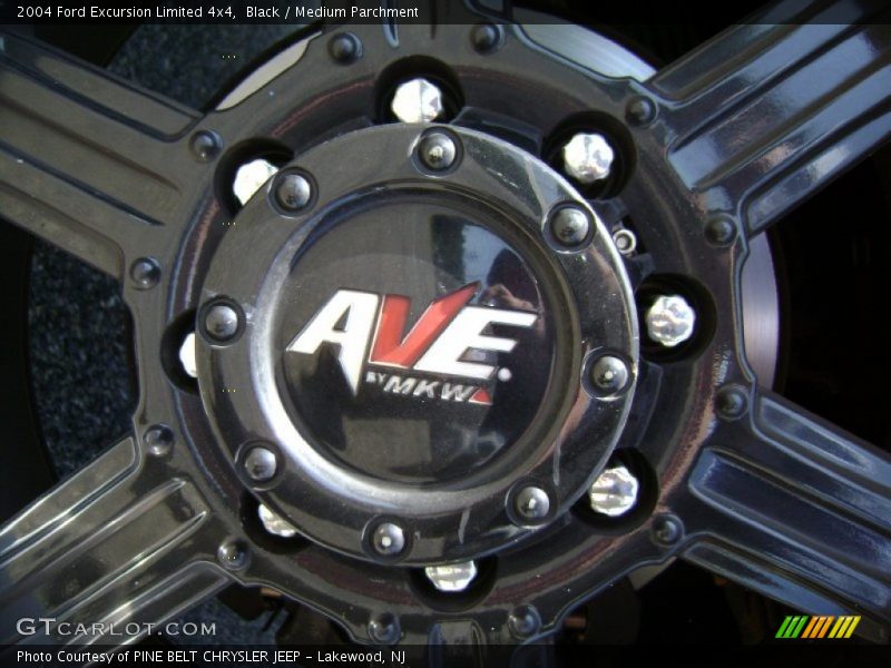 Black / Medium Parchment 2004 Ford Excursion Limited 4x4