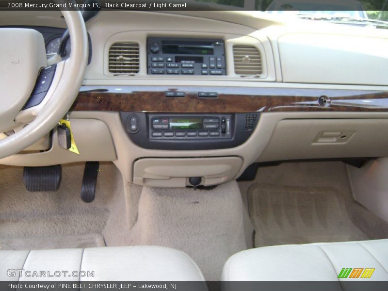Black Clearcoat / Light Camel 2008 Mercury Grand Marquis LS