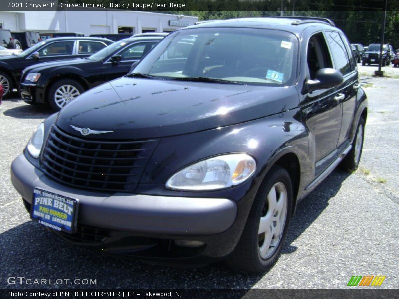 Black / Taupe/Pearl Beige 2001 Chrysler PT Cruiser Limited