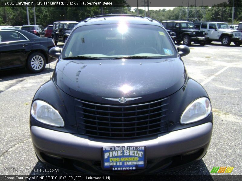 Black / Taupe/Pearl Beige 2001 Chrysler PT Cruiser Limited