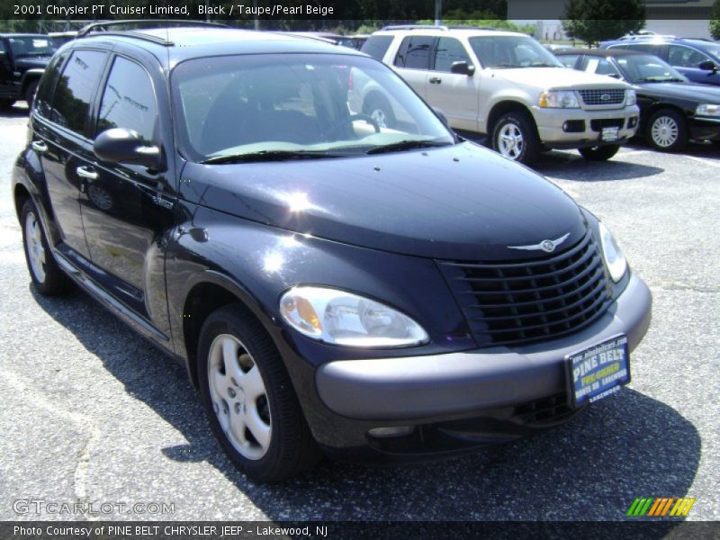 Black / Taupe/Pearl Beige 2001 Chrysler PT Cruiser Limited