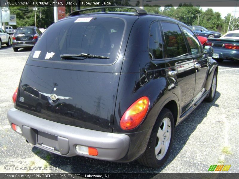 Black / Taupe/Pearl Beige 2001 Chrysler PT Cruiser Limited