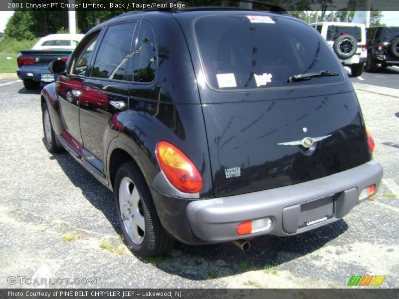 Black / Taupe/Pearl Beige 2001 Chrysler PT Cruiser Limited