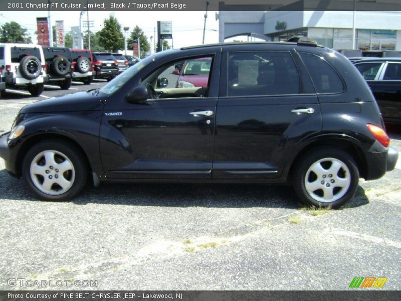 Black / Taupe/Pearl Beige 2001 Chrysler PT Cruiser Limited