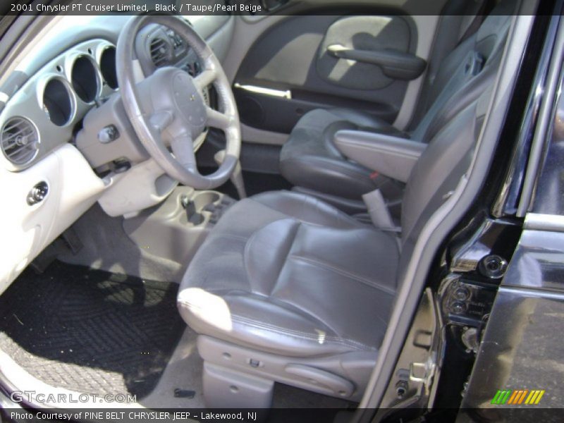 Black / Taupe/Pearl Beige 2001 Chrysler PT Cruiser Limited