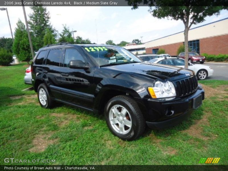 Black / Medium Slate Gray 2006 Jeep Grand Cherokee Laredo 4x4
