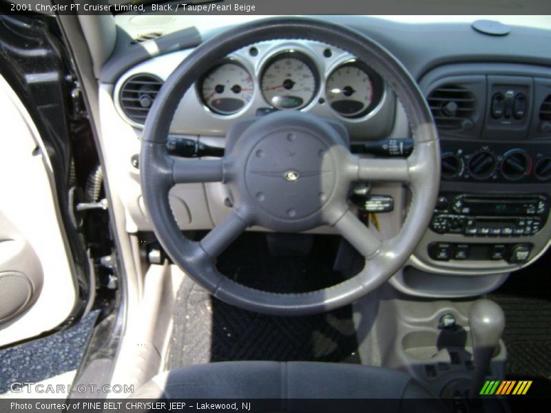 Black / Taupe/Pearl Beige 2001 Chrysler PT Cruiser Limited