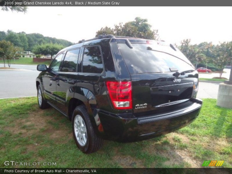 Black / Medium Slate Gray 2006 Jeep Grand Cherokee Laredo 4x4